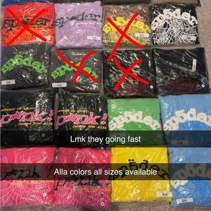 Sp5der hoodies authentic(readbio)